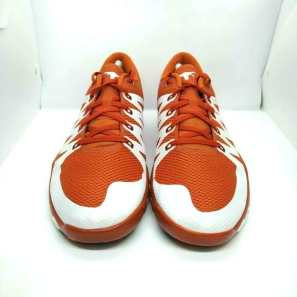 Nike Free Trainer 5.0 V6 Texas Longhorns Sneakers Men\'s Size‎ 11 Orange White